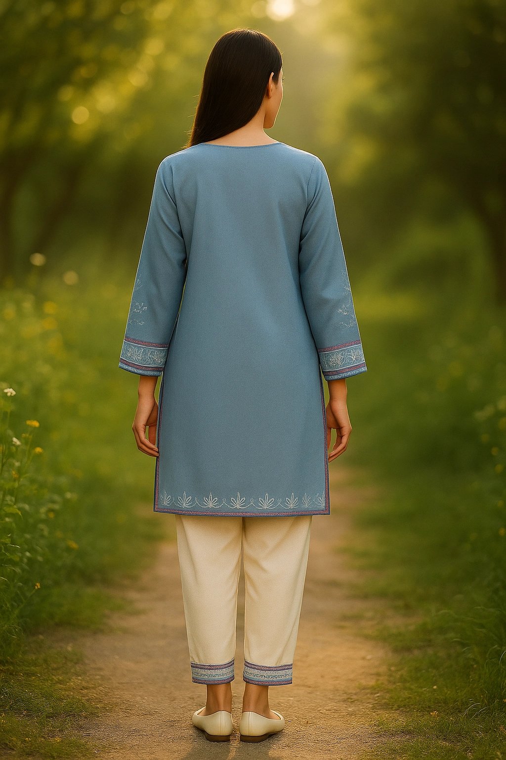 Serenity Bloom Kurta & Shalwar