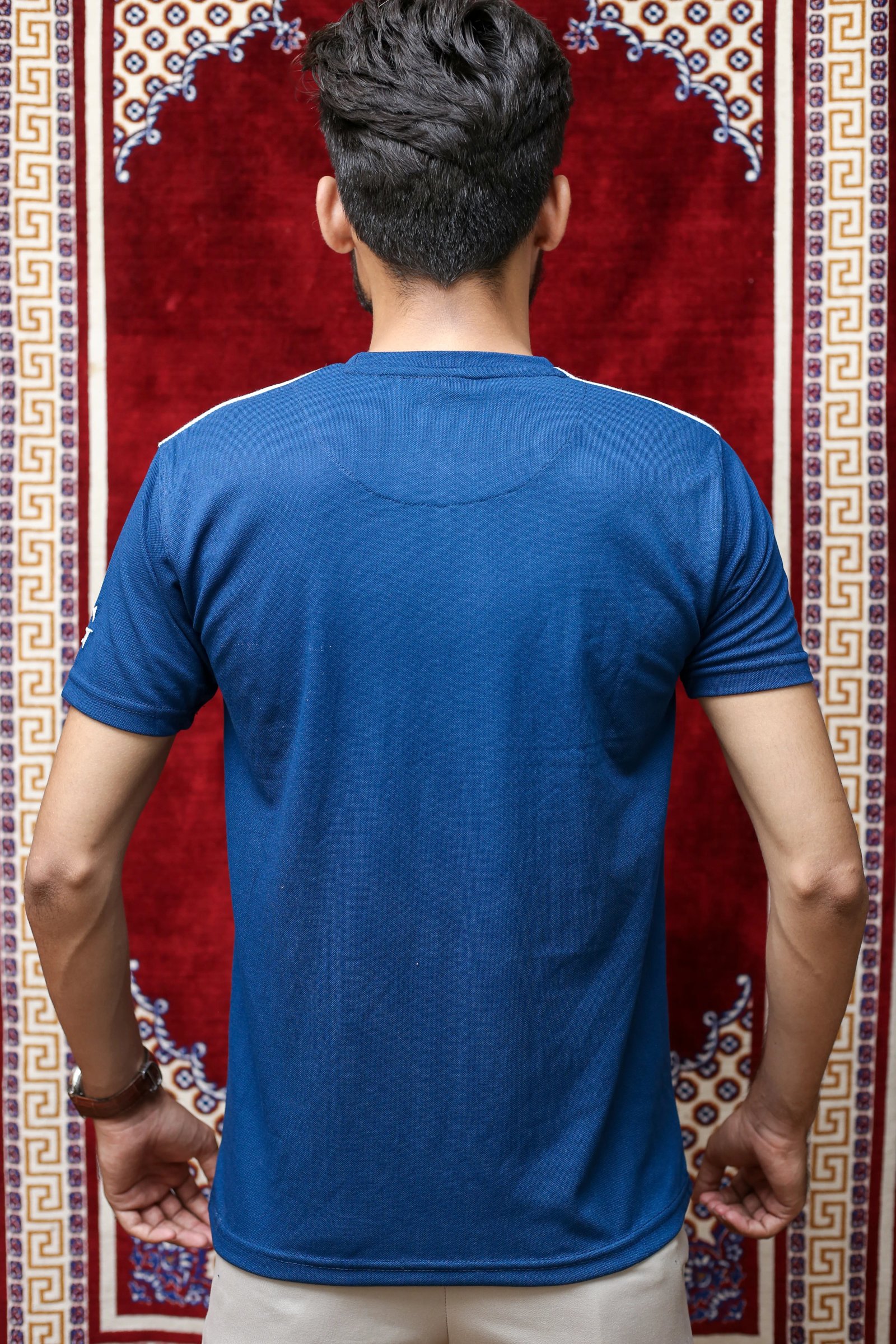 GLO-109 Navy Block Tee