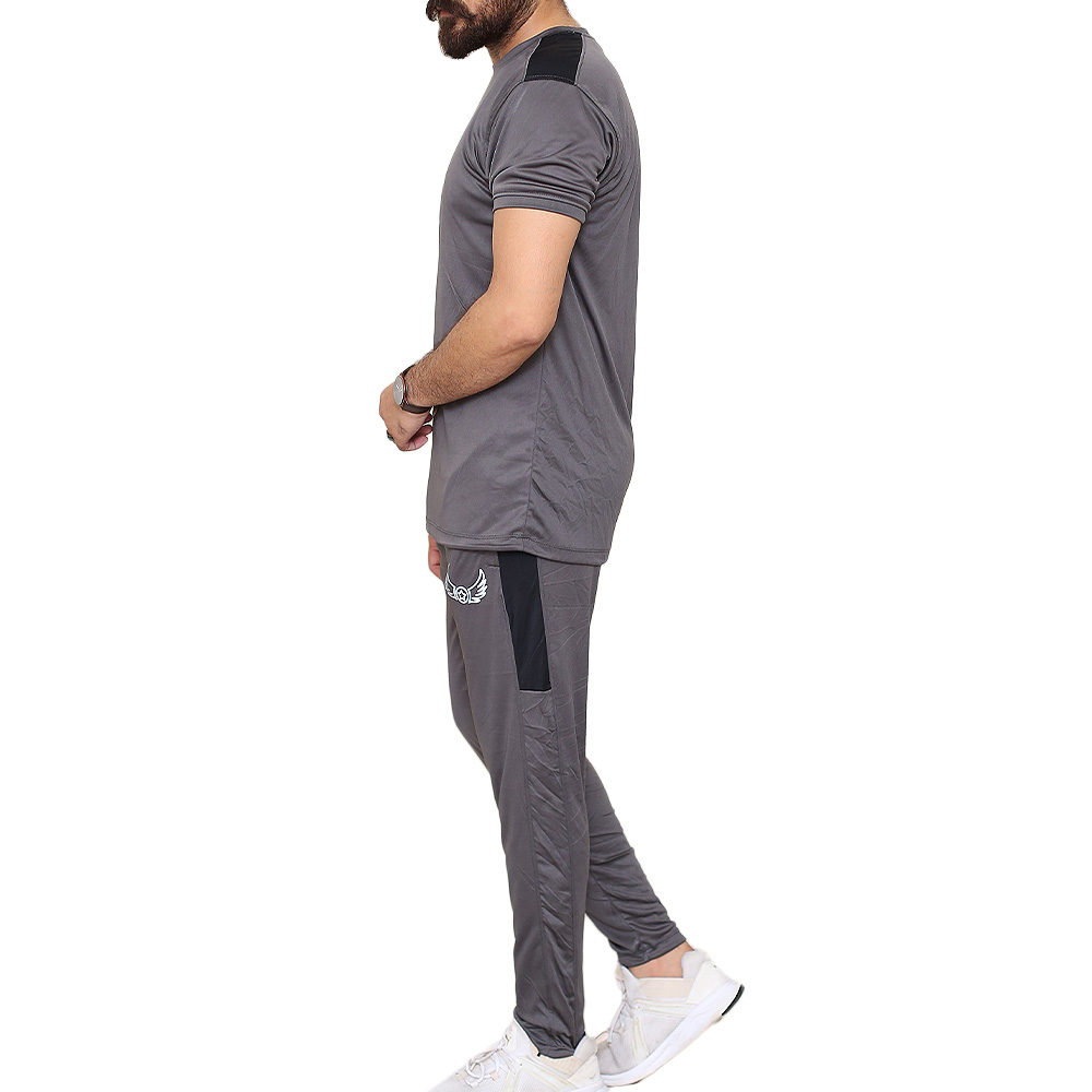 Grey Panel Sports Tshirt
