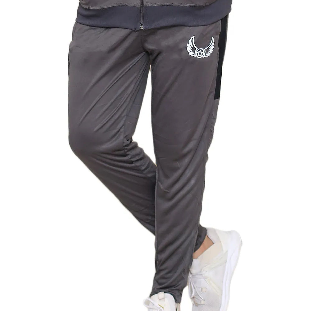 Grey Panel Sports Trousers for Men