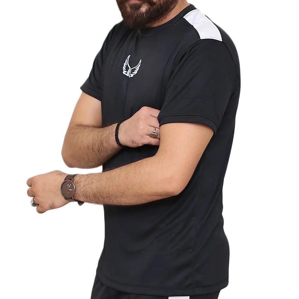 Black Panel Active Tracksuits
