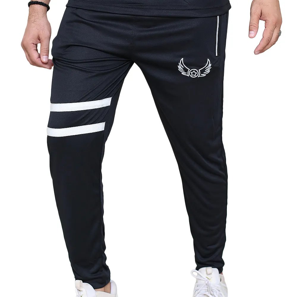 Black Stripe Active Tracksuits