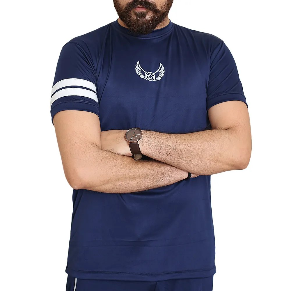 Blue Stripe Active Tracksuits