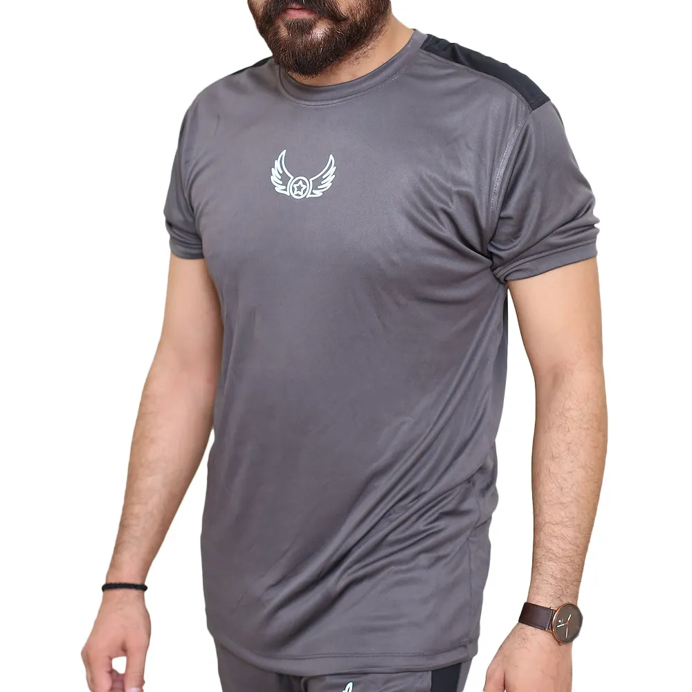 Grey Panel Active Tracksuits