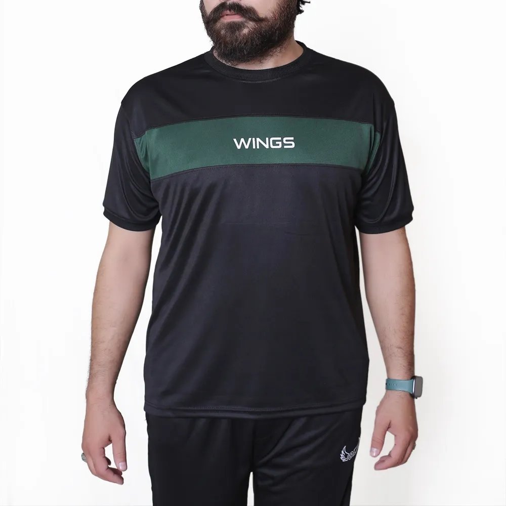 3in1 Green Black Sports Tracksuits