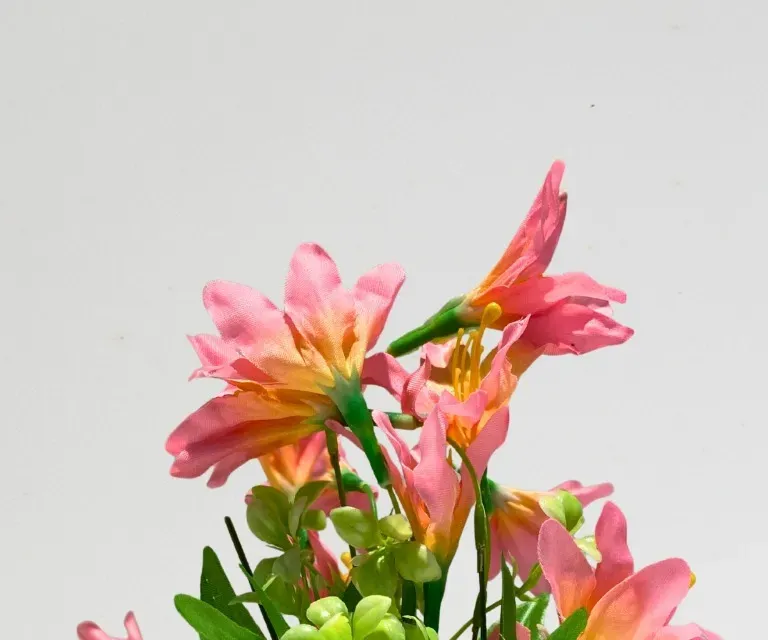 Artificial Pink Blossom Mini Plant