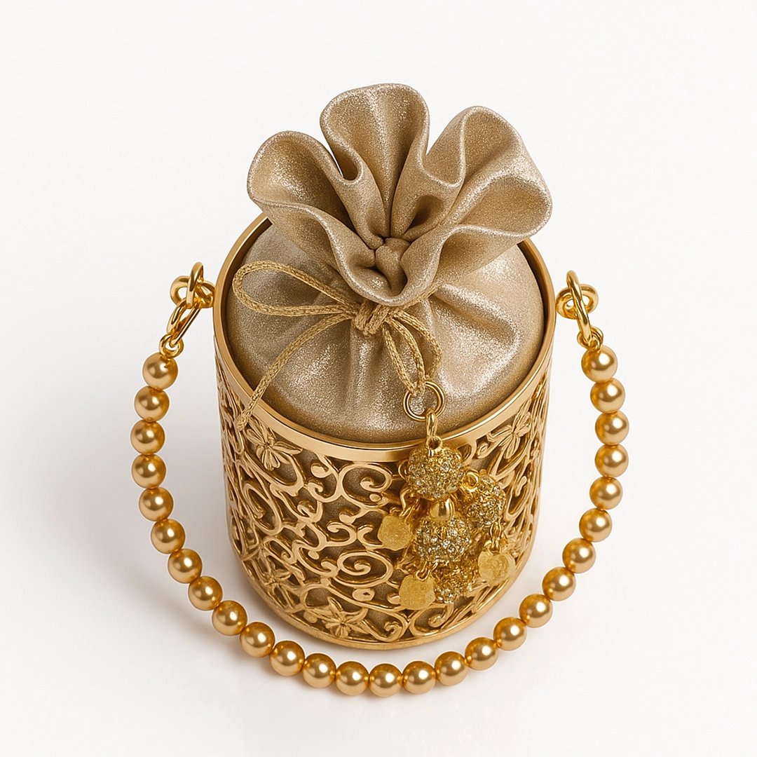 Metal Gold Potli