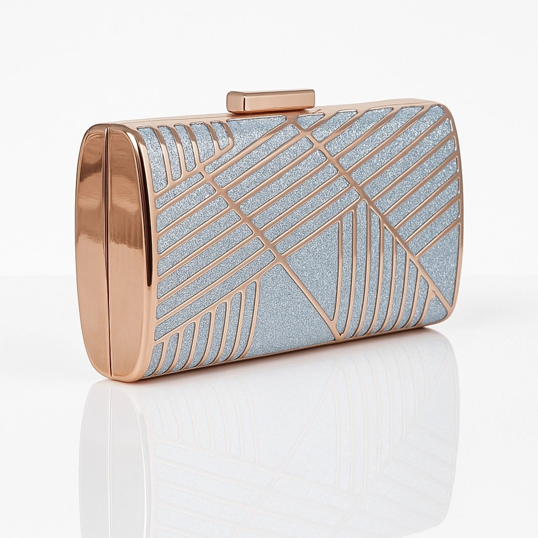 Silver Clutch Bag