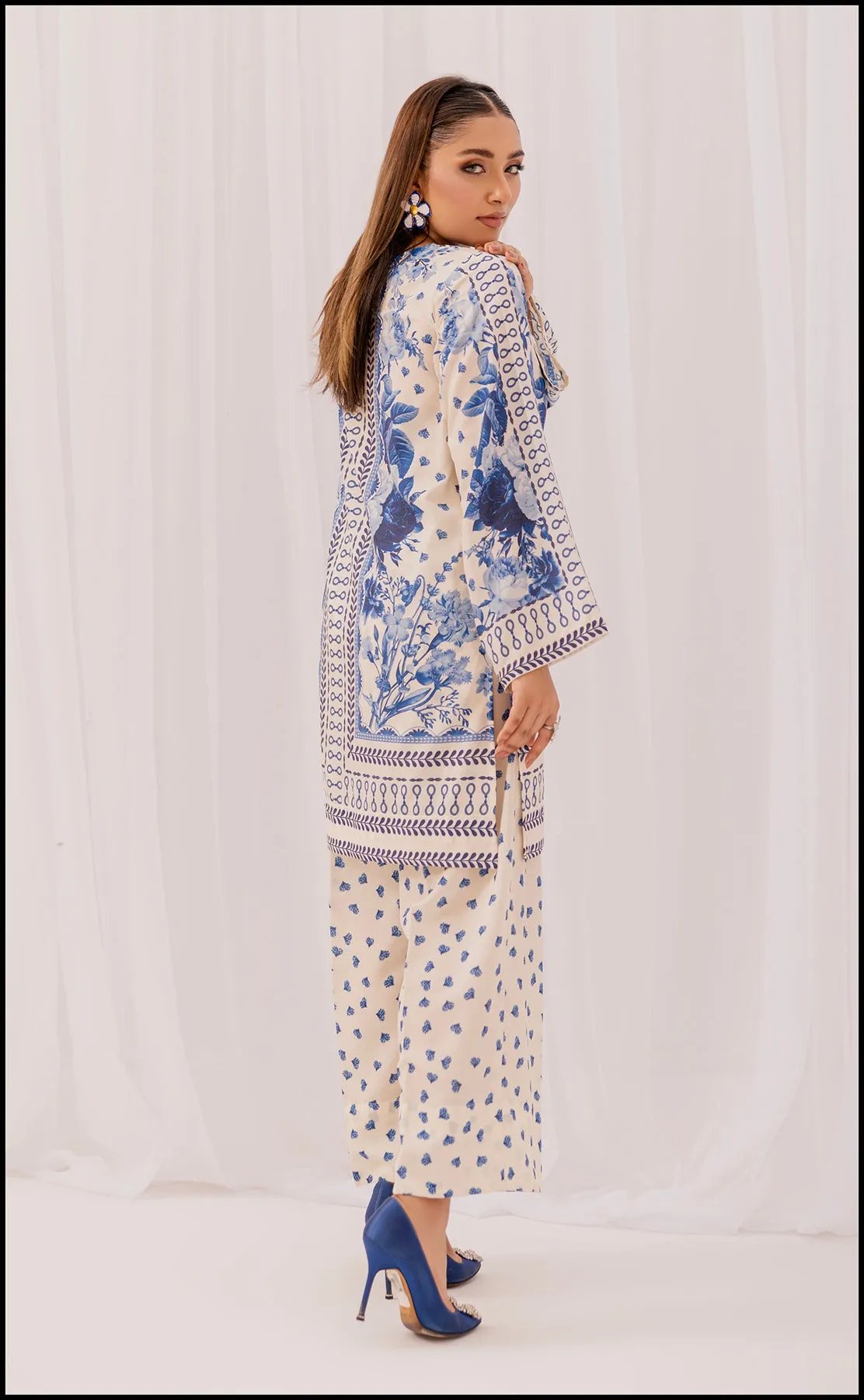 Co-Ord Set - Blue Ocean Waves