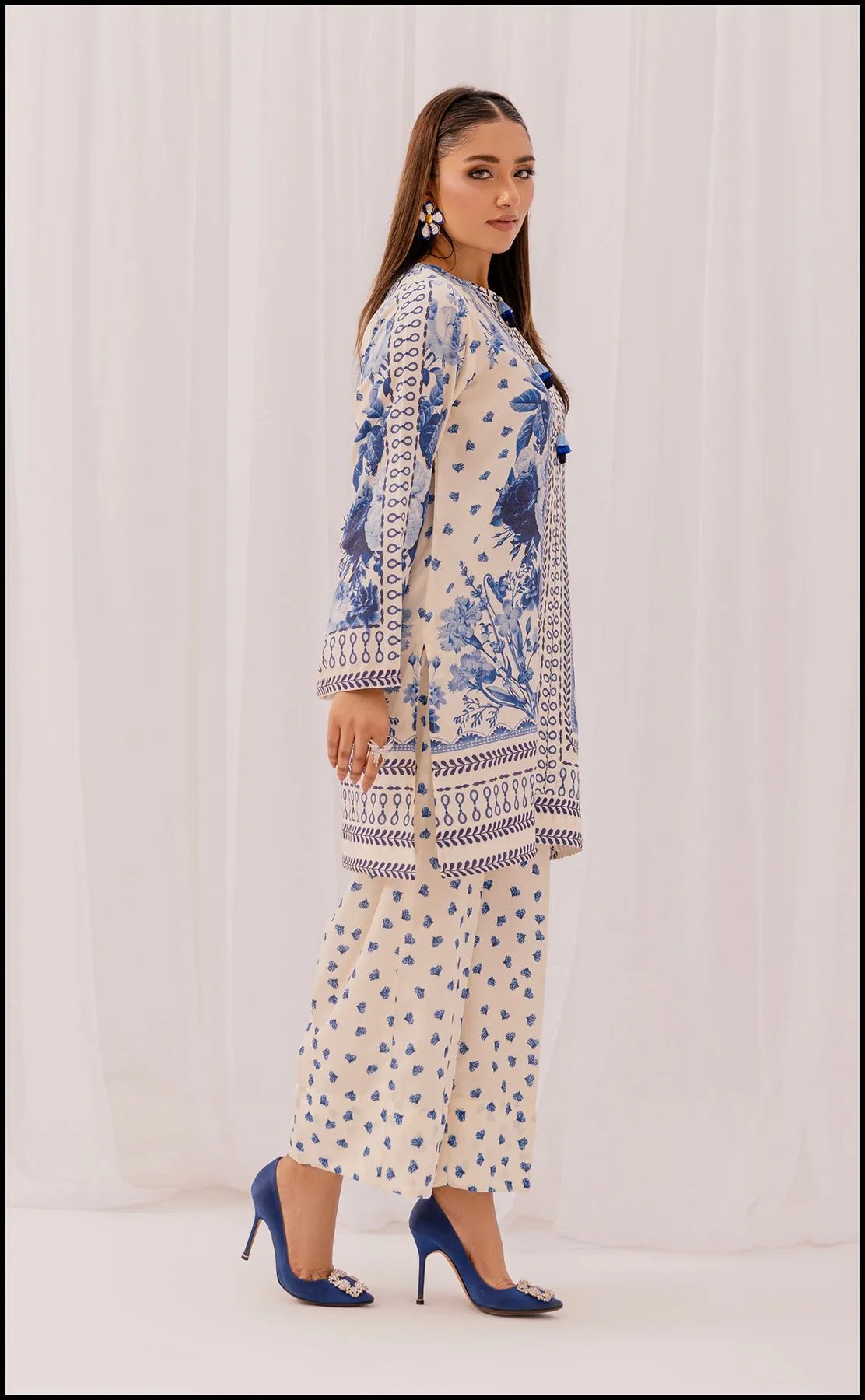 Co-Ord Set - Blue Ocean Waves